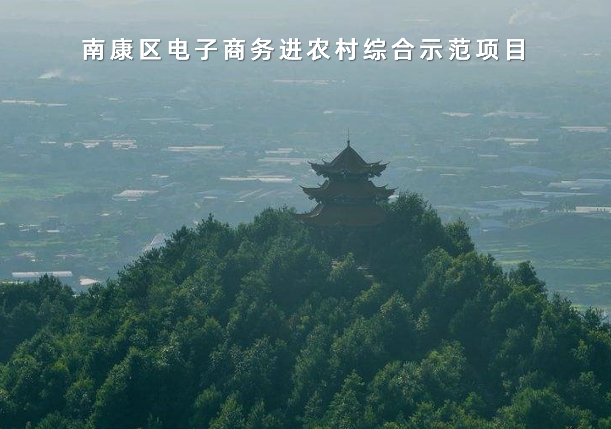 江西省南康區電子商務進農村綜合示范項目